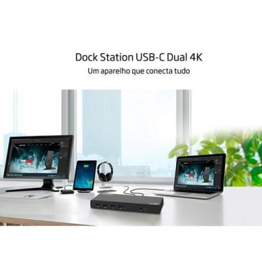 Imagem de Docking Station WL-UG69DK1 com USB-C Dual 4K - Wavlink