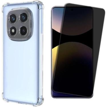 Imagem de Kit Capa Anti Impactos para Xiaomi Redmi Note 14 Pro 5G e Película Fle