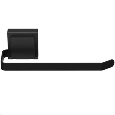 Imagem de Porta Toalha de Rosto Suporte com Ventosa Preto