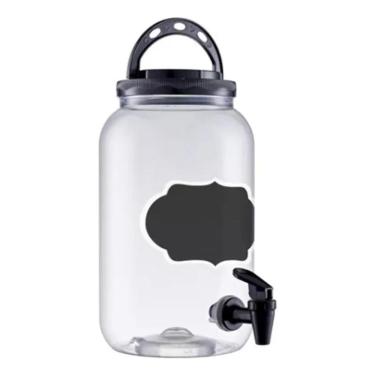 Imagem de 3X Garrafa Suqueira Com Torneira 3 Litros Tampa Camping Prai