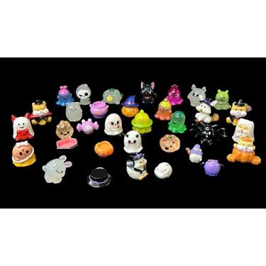 Imagem de Minúscula casa de cogumelos ornamentos de resina, conjunto de mini estatuetas em miniatura, enfeites fofos para fazer garrafas, faça você mesmo, decoração de artesanato de paisagem de aquário de