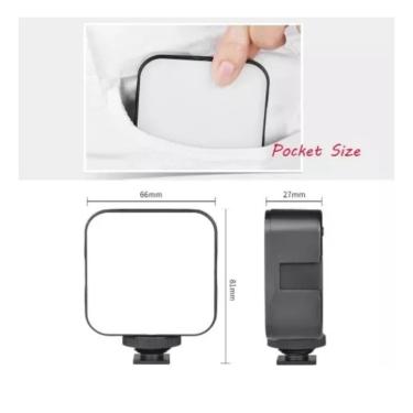 Imagem de Iluminador LED 49 LEDs Portátil para Foto de Produto