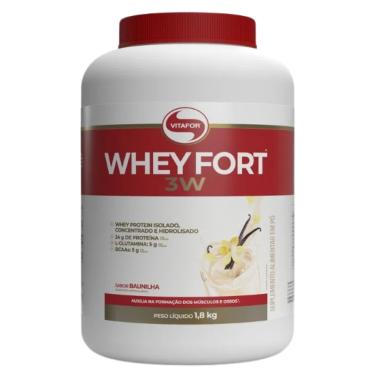 Imagem de Whey Fort 3W Baunilha Vitafor 1800g