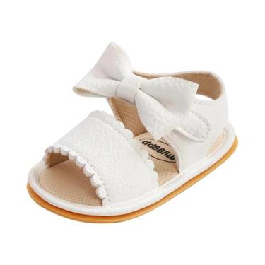 Imagem de Sandálias De Verão Para Bebês Com Solado De Borracha Macia Antiderrapa