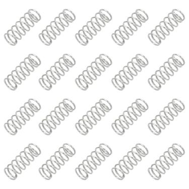 Imagem de PATIKIL Mola de compressão 0,6 mm de diâmetro do fio x 6 mm OD x 15 mm C, 20 peças de extensão mecânica de aço inoxidável 304 molas pequenas kit sortido para lojas e reparos domésticos