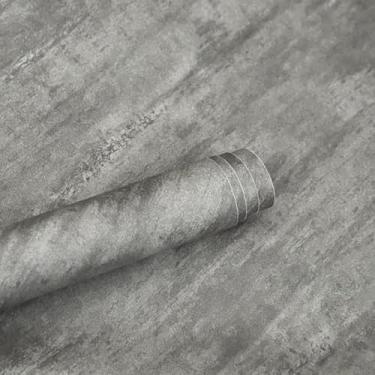 Imagem de Piso Vinilico Autocolante, Adesivo para Piso, Vinilico Autocolante 10mx61cm Proprio para Chão Quarto, Cozinha, Sala, Banheiro(P7 Cimento Queimado)