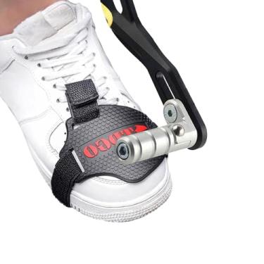 Imagem de KEGECOL Protetor de sapato de motocicleta, almofada de câmbio antiderrapante para motocicleta, capa protetora de bota de sapato de motocicleta (estilo 2)