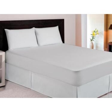 Imagem de Protetor de Colchão Impermeável - 100% Algodão - Kacyu Branco Prote - 