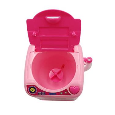 Imagem de Pincel de Maquiagem, Mini Simulação, Crianças, Brincar de Fingir, Elétrico, Fofo, Pó Cosmético, Esponja, Limpador, Ferramenta de Lavagem