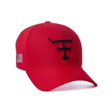Imagem de BONE TEXAS FARM - NEW TEXAS - TF987 - VERMELHO/ PRETO Único-Unissex