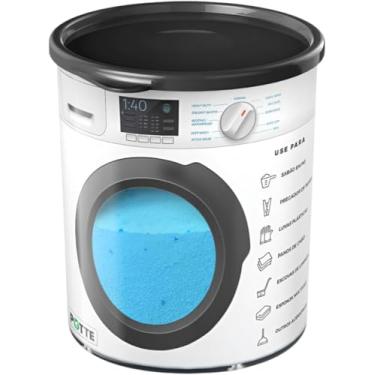 Imagem de Pote Porta Sabão em Pó com Tampa – Organizador para Lavanderia – Ideal para Prendedores, Sabão, Cápsulas e Acessórios