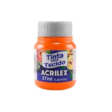 Imagem de Tinta Para Tecido Fosca 37ml Acrilex Laranja
