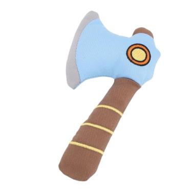 Imagem de GLOGLOW Brinquedo de Gato Catnip, Teaser Criativo Preenchido Com Erva de Gato Seca Premium para Gatinhos, Com Material de Lona Macio e Durável, para Alívio de Ansiedade e Estimulação (Machado)