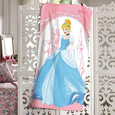 Imagem de Toalha De Banho Infantil Dohler -Velour Estampada Cinderella
