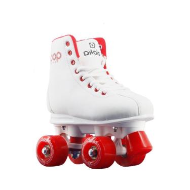 Imagem de Patins Quad Retro Infantil Pop One Divoks Branco 27-28
