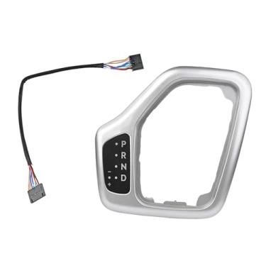 Imagem de Ysyqkn Moldura Da Alavanca de Câmbio com Elétrico 68413957AA Peças de Reposição Decoração Fácil de Instalar 5yd27xsaaa Acessórios Automotivos, Prata