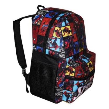 Imagem de Mochila Homem Aranha Masculina Infantil Juvenil Aulas Costas - Outras 