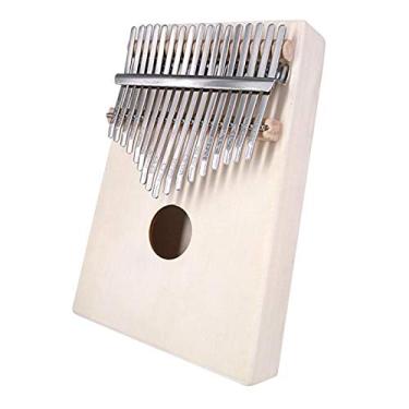 Imagem de Piano de polegar Kalimba 17 notas dedo piano iniciantes introdução instrumento polegar piano (cor: A)
