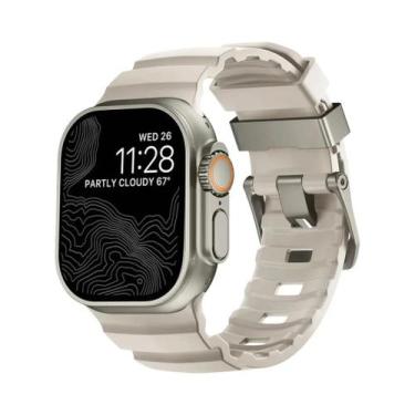 Imagem de Pulseira De Silicone Macio De Titânio Para Apple Watch Ultra 2 1 10 9 