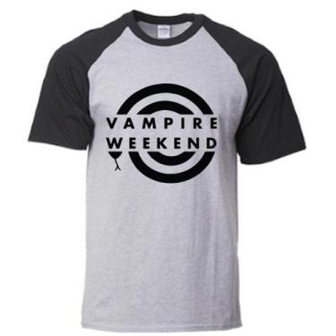 Imagem de Camiseta Vampire Weekend - Alternativo basico, Cinza-Preto / G