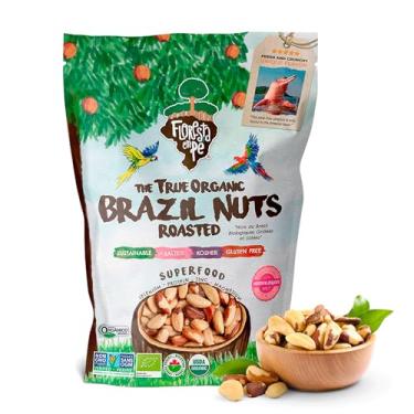 Imagem de Castanha-do-Pará Torrada com Sal Rosa do Himalaia 1kg – Fonte de Proteína Vegetal e Selênio – Vegana, Kosher, Sem Glúten, Sem Conservantes – Floresta em Pé