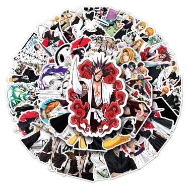 Imagem de Pacote de adesivos Bleachs Anime Waterproof Vinyl 50 unidades