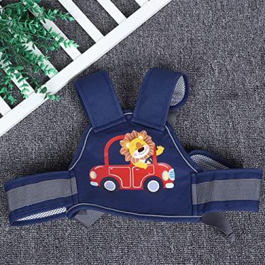 Imagem de Cryfokt Arnês de Segurança para Motocicleta Cinto de Banco Traseiro Seguro para Crianças - Aviso de Reflexão Noturna, Adequado para 1 a 10 Anos de Idade para Carro Elétrico, Motocicleta, Bicicleta,