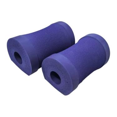 Imagem de Colaxi Apoio de pulso para flexões, acessório confortável para exercícios de Pilates, suporte estável para flexões em casa, ideal para treino no chão, Roxo Escuro