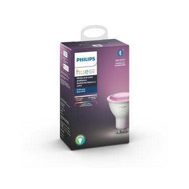 Imagem de Philips Hue Lâmpada Inteligente 6W 110V WiFi e Bluetooth base GU10