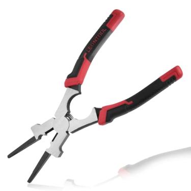 Imagem de LEONTOOL Alicate de soldagem MIG de 22 cm, ferramentas de soldagem multifuncionais com limpador de bocal MIG, cabo ergonômico, alicate MIG profissional para soldagem, elétrica, mecânica, oficina e uso