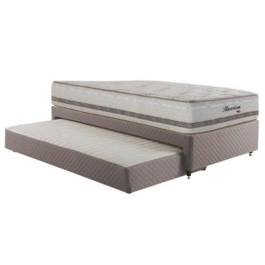Imagem de Bicama de Solteiro com Cama Auxiliar Herval Haarlem, Molas Ensacadas, 