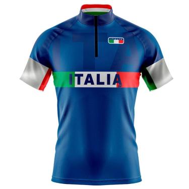 Imagem de Camisa Be Fast Ciclismo Italia   Manga Curta Masculina-Masculino