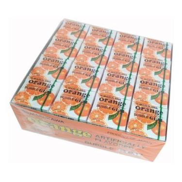 Imagem de Chiclete Sabor Laranja Marukawa Bubble Gum - 48 Uunidades