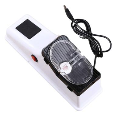 Imagem de Ｂｅｓｇａ Afiador de facas elétrico USB, afiação rápida, leve, premium, fácil de usar, utensílio de cozinha, dupla face.