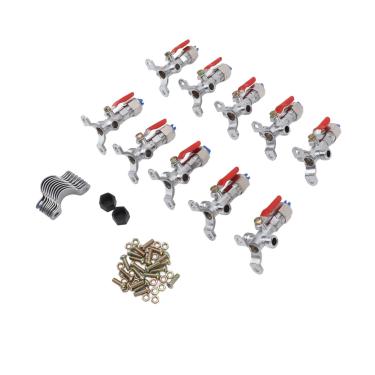 Imagem de Pissente Bico de Pulverização Atomizador Bico de Neblina para Ventilador Bico de Irrigação Liga de Zinco Com Pulverização Uniforme Longa Distância e Economia de Água para Irrigação