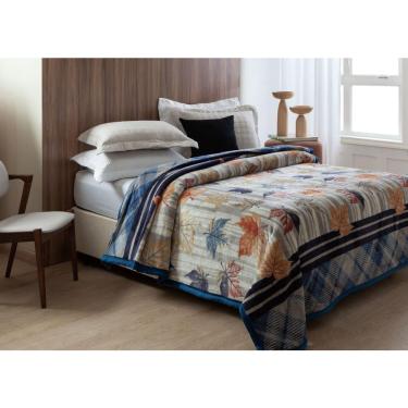 Imagem de Cobertor Dyuri Plus Casal 180X220M Estampa Tay Azul Jolitex