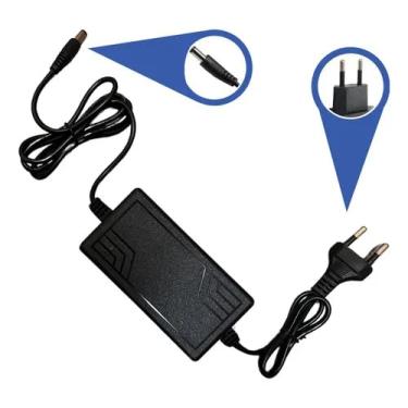 Imagem de Fonte de Alimentação Estabilizada Bivolt 12V 5A, Compatível com CFTV e Fita LED, Adaptador de Energia Universal