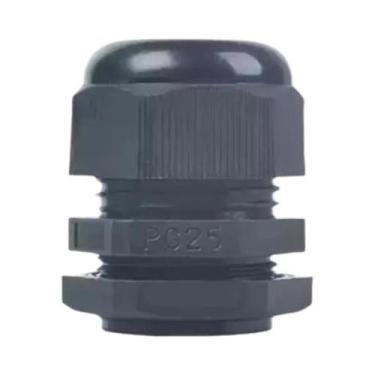 Imagem de Conector De Cabo De Nylon À Prova d'Água Branco E Preto Série PG IP68 