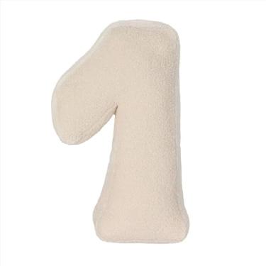 Imagem de English Letter Plush Pillow, Soft Cozy A to Z Alphabets Shaped Throw Cushions, Initial Design Decorative Throw Pillows for Bed Couch, Gift To Family, Friends & Colleagues (1)