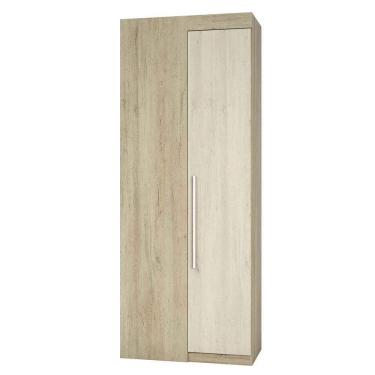 Imagem de Guarda Roupa Canto Reto 1 Maleiro 2 Cabideiros 90Cm Master Luciane Móveis