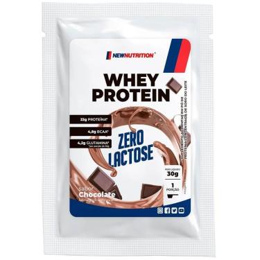 Imagem de Whey  Protein Zero Lactose - 1 Sachê 30g Chocolate - Newnutrition-Unissex