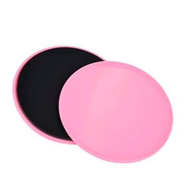 Imagem de Naroote Fitness Core Slider Disco Deslizante Esporte Treino para Ginásio Yoga Dança Fisioterapia 2 PCS Cinza (Rosa)