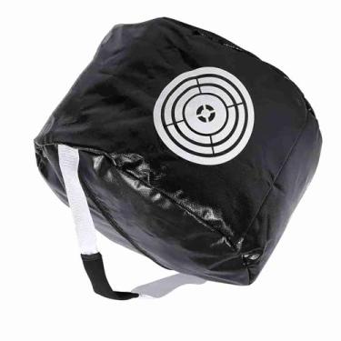 Imagem de Naroote Auxiliares de Treinamento de Balanço de Golfe de 2 Cores Smash Impact Contact Power Golfer Saco de Prática para Corrigir Postura e Melhorar o Treinamento de Precisão, Adequado para (Preto)