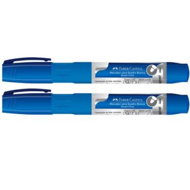 Imagem de Marcador Quadro Branco Recarregável Faber Castell Caneta Kit - Faber-C