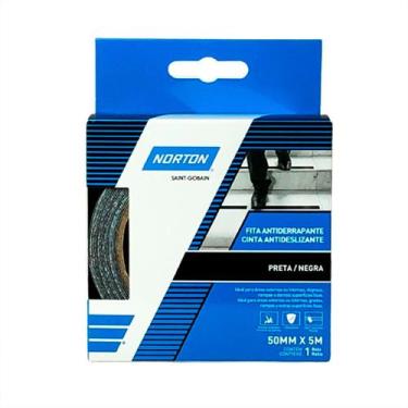 Imagem de Fita Adesiva Antiderrapante Externo 5m Piso Escada Rampa - Norton