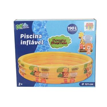 Imagem de Piscina inflavel floresta divertida 190l - dm toys - DM BRASIL
