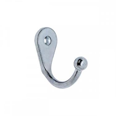 Imagem de Cabide Silvana Zincado Simples Grande 99222 - Kit C/20