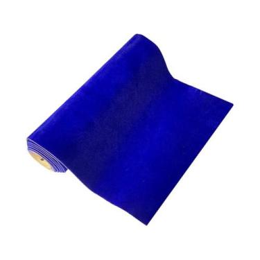 Imagem de Folhas Adesivas De Tecido De Veludo Com Cola Para Artesanato, Forro De