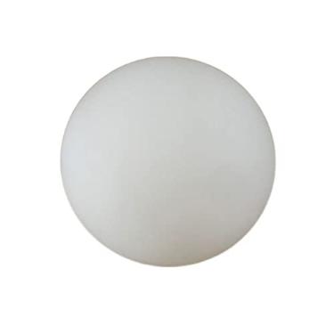 Imagem de pcagfaajmh Abajur de substituição de vidro branco leitoso dispositivo de iluminação geométrica lustre acessórios abajur abajur (cor do corpo: diâmetro 15 cm) (diâmetro de uma cor 15 cm)