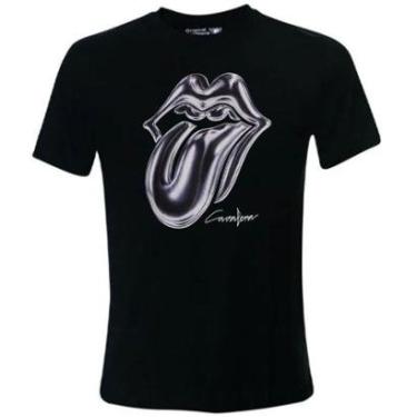 Imagem de CAMISETA CAVALERA INDIE ROLLING STONES PRETA MASCULINA-Masculino